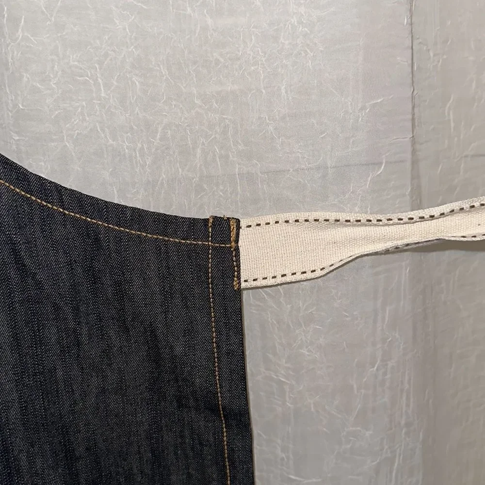 Premium Denim Chef Construction Gardening Cooking Grill Cotton Apron